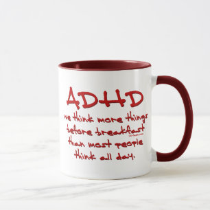 ADHD denken mehr Tasse