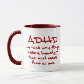 ADHD denken mehr Tasse (Links)