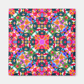 ADHD Dopamin Boost Positivitätspattern farbenfroh Magnet (Vorne)