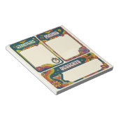 ADHD Dopamine Menu Checklist Retro Task Planner Notizblock (angewinkelt)