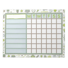 ADHD Dopamine Weekly Habit Tracker Planner Notizblock