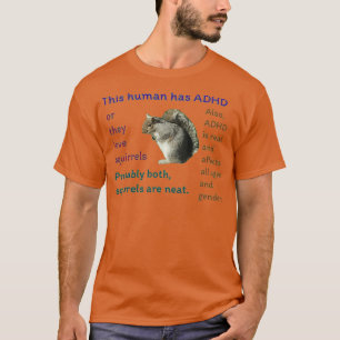 ADHD Eichhörnchen Grün T-Shirt
