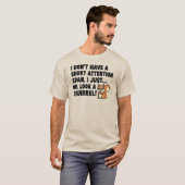 ADHD Eichhörnchen Shirt Kurz Achtung Span Spaß (Vorne ganz)
