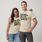 ADHD Eichhörnchen Shirt Kurz Achtung Span Spaß (Unisex)