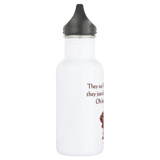 ADHD Eichhörnchen-Spaß Edelstahlflasche (Links)