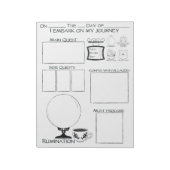 ADHD Epic Adventure Notepad Notizblock (Rotiert)