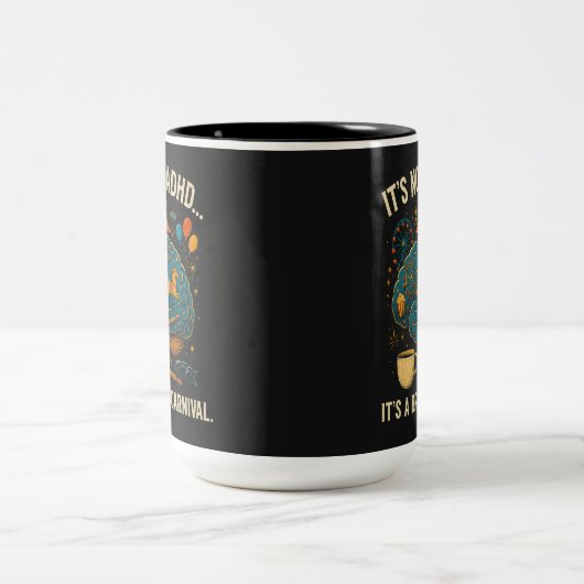 ADHD Funny Brain Carnival Tasse (Mittel)