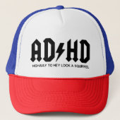 ADHD Funny - Highway to Truckerkappe (Vorderseite)