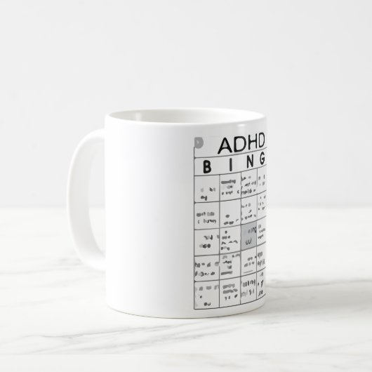 ADHD-FUNNY KAFFEETASSE (Vorderseite Links)