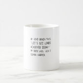 ADHD Funny SHIRT Kaffeetasse (Mittel)