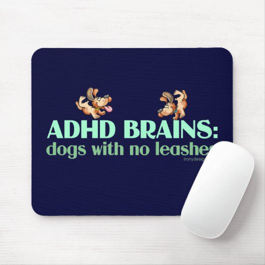 ADHD GEHIRNE MOUSEPAD (Mit Mouse)