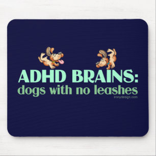 ADHD GEHIRNE MOUSEPAD