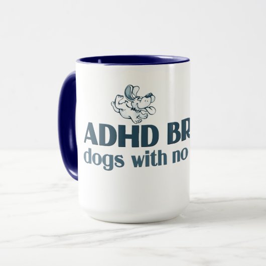 ADHD GEHIRNE TASSE (Vorderseite Links)