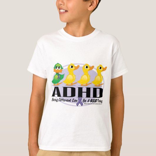 ADHD hässliches Entlein T-Shirt (Vorderseite)