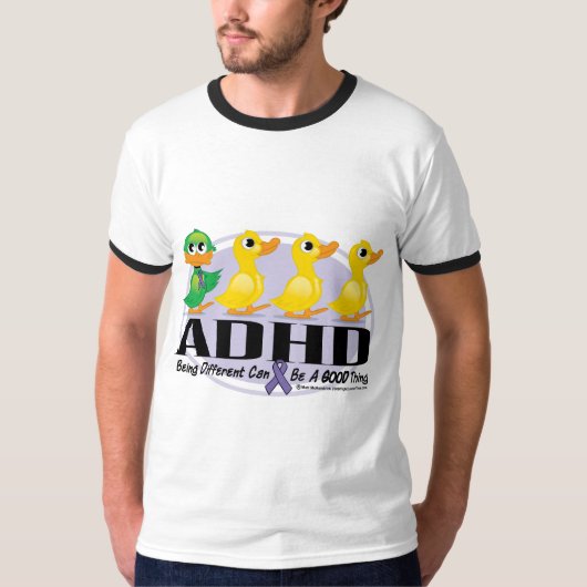 ADHD hässliches Entlein T-Shirt (Vorderseite)
