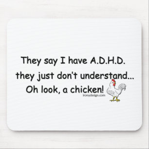 ADHD Huhn-Spaß Mousepad