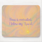 ADHD Ich folge meinem Spark Mouse Pad Mousepad (Vorne)
