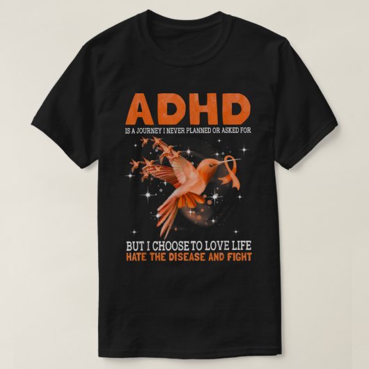 ADHD ist eine Reise, die ich nie für Hum geplant o T-Shirt (Design vorne)