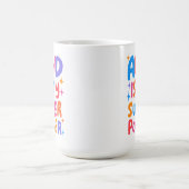 ADHD ist meine Superpower fröhliche Fun Bubble Let Kaffeetasse (Mittel)