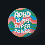 ADHD ist meine Superpower Fun Bubble Letters bunt Button<br><div class="desc">Handgefertigte Knopfkunst für Sie! Passen Sie mit Ihrem eigenen Text an oder ändern Sie die Farben. Karo meinen Shop für viel mehr Farben und Designs oder lass mir wissen,  wenn Sie etwas Sonderanfertigungen wollen!</div>