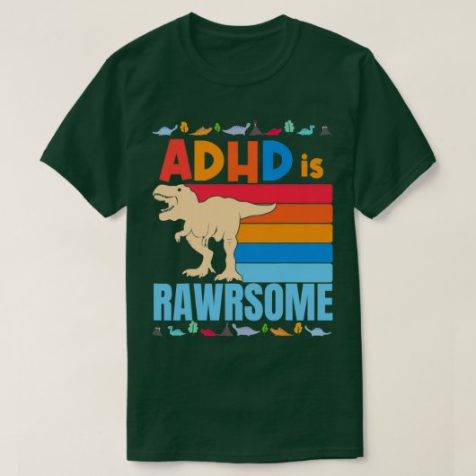 ADHD ist Phantastische Jungs Mädchen ADHD Bewussts T-Shirt (Design vorne)