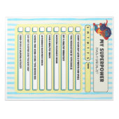 ADHD KIds Daily Checklist  Notizblock (Vorderseite)