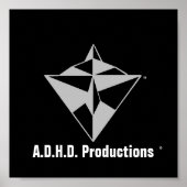 adhd Logo POSTER! Poster (Vorne)