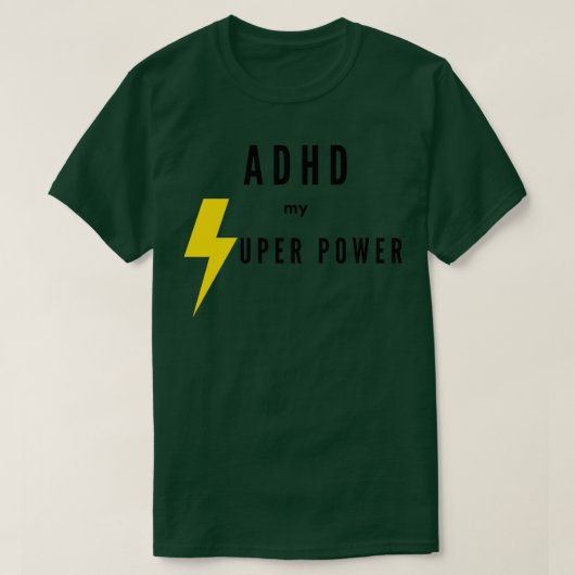 ADHD mein Super-Power T-Shirt (Design vorne)