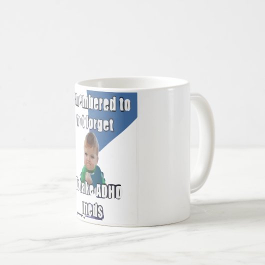 ADHD-Mess Kaffeetasse (VorderseiteRechts)