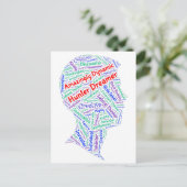 ADHD Motivierend kreative Postkarte Inspiration (Stehend Vorderseite)