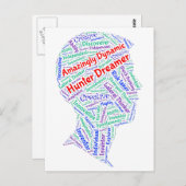 ADHD Motivierend kreative Postkarte Inspiration (Vorne/Hinten)