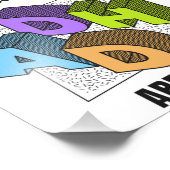 ADHD Nicht alle Behinderungen sind sichtbar Fotodruck (Ecke)