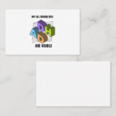 ADHD Nicht alle Behinderungen sind sichtbar Visitenkarte (Vorne/Hinten)