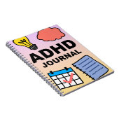 ADHD Notebook Journal - Fokus, Track & Reflect Notizblock (Rechte Seite)