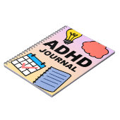 ADHD Notebook Journal - Fokus, Track & Reflect Notizblock (Linke Seite)