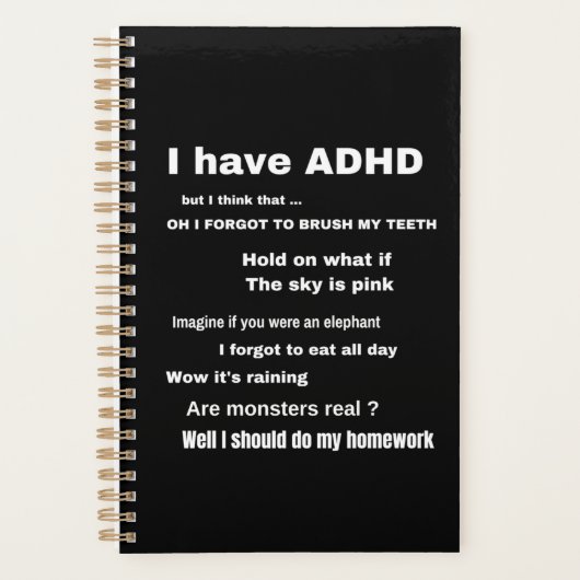 ADHD-Planer Planer (Vorderseite)
