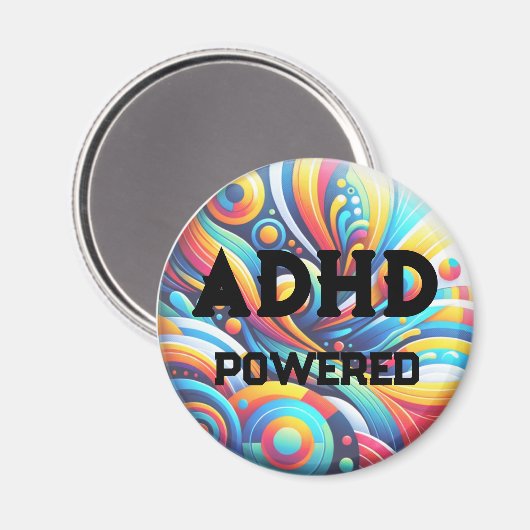 ADHD Powered Magnet (Vorderseite/Rückseite)