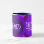 ADHD Pride Moderne Brain Coffee Tasse (Zentrum)
