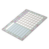 ADHD Productivity Planner Weekly Checklist Notizblock (angewinkelt)