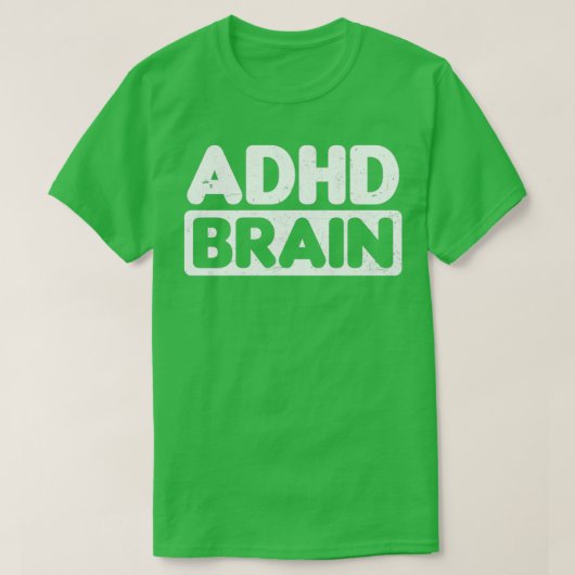 ADHD Shirt Brain Gift 2 (Design vorne)