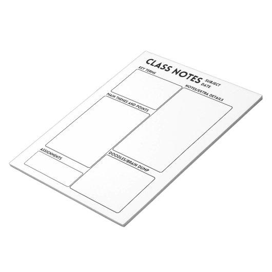 ADHD Taking Notizblock (angewinkelt)