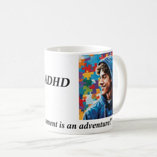 ADHD-Tasse Kaffeetasse (VorderseiteRechts)