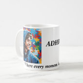 ADHD-Tasse Kaffeetasse (Vorderseite Links)