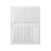 ADHD-To-Do-Notepad Notizblock (Rotiert)