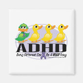 ADHD Ugly Duckling Magnet (Vorne)