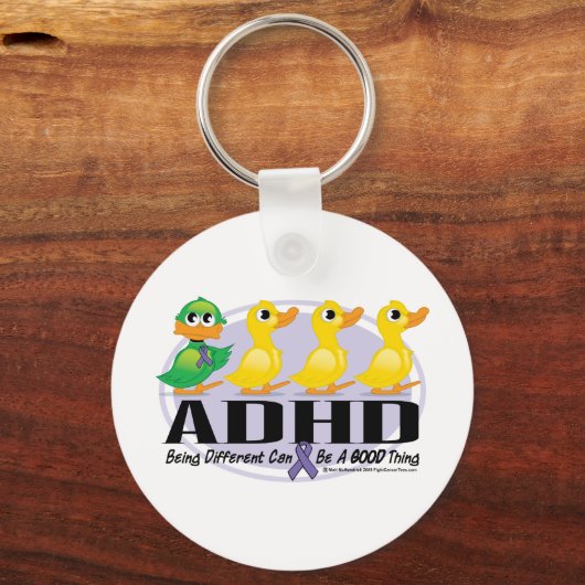 ADHD Ugly Duckling Schlüsselanhänger (Vorderseite)