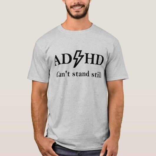 ADHD und Rock Musik. T-Shirt (Vorderseite)