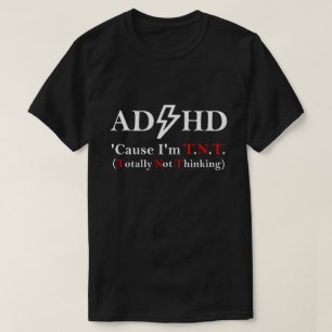 ADHD und Rock Musik. T-Shirt