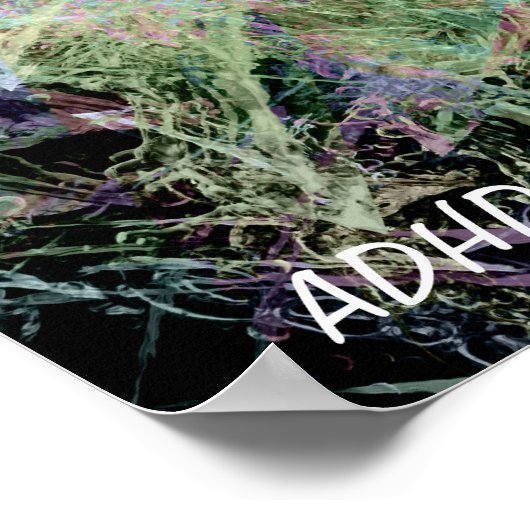 ADHD von MadBill Art Poster (Ecke)