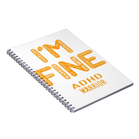 ADHD Warrior - ICH BIN FINE Notizblock (Rechte Seite)